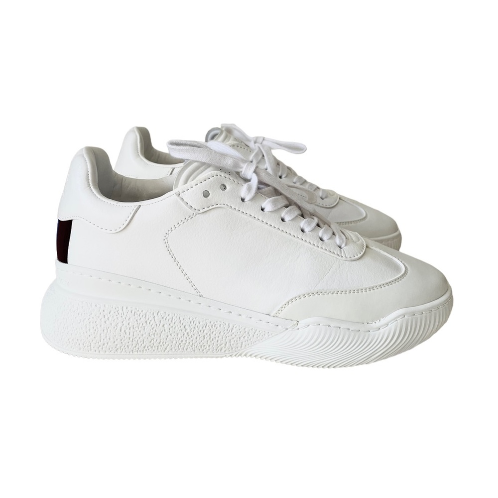 Stella McCartney Loop Logo-embossed Vegetarian Leather Sneaker